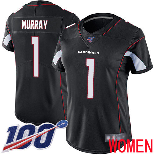 Arizona Cardinals Limited Black Women Kyler Murray Alternate Jersey NFL Football 1 100th Season Vapor Untouchable